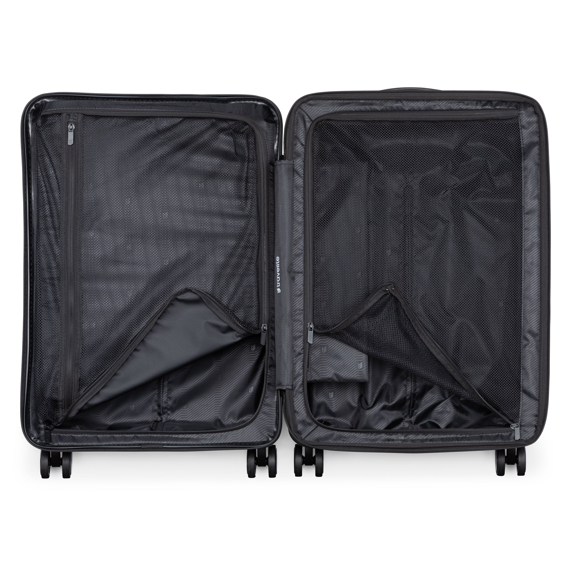 Travelite Expandable Polycarbonate Spinner Luggage - Large Lightweight Suitcase for Business Travel & Vacation | Durable & Stylish Carry-On