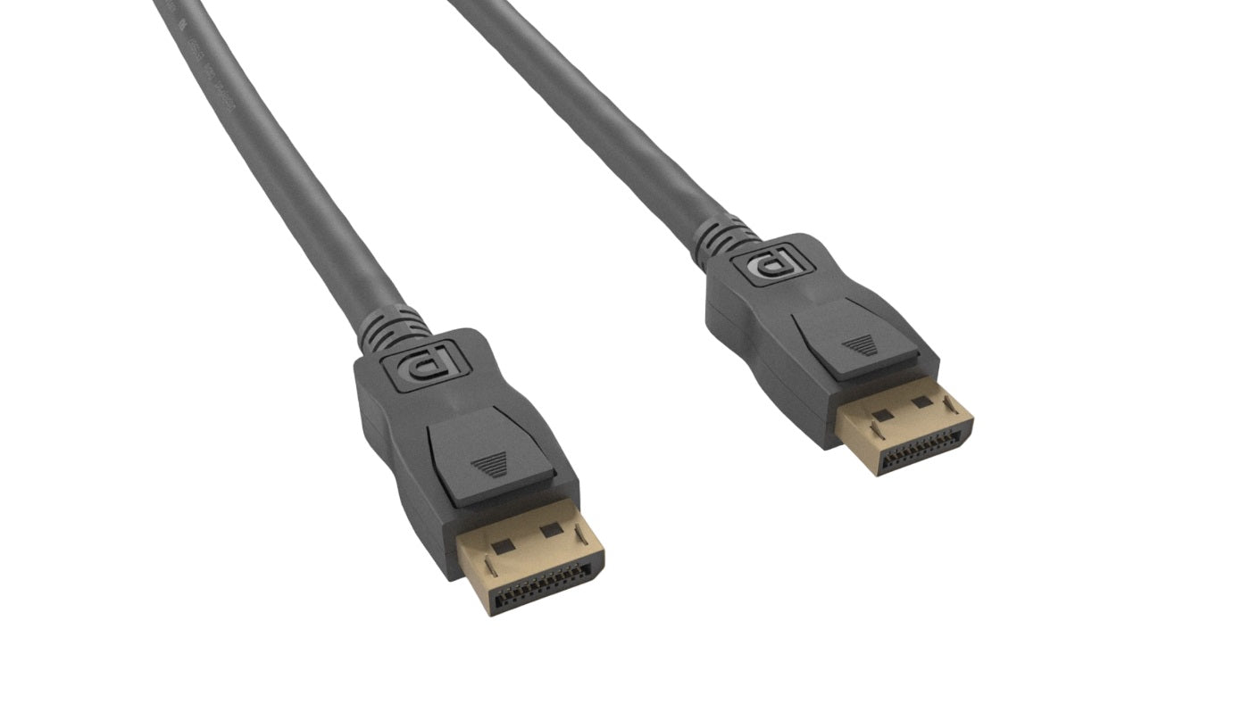 VESA Certified DisplayPort 1.4 Cable with Secure Latch - 8K@60Hz, 4K@120Hz, HDR, HBR3 - Ideal for Gaming, 4K/8K Monitors & Home Theater Systems