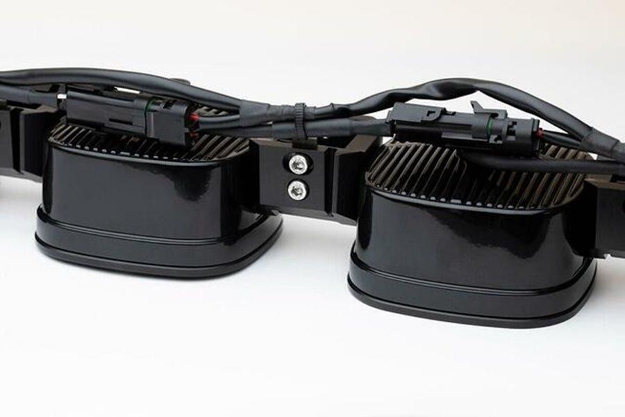 Baja Designs Linkable XL 6 LED Light Bar - High Power Off-Road Lighting for Trucks, Jeeps & ATVs - Clear Lens - Perfect for Night Driving, Trail Adventures & Off-Road Racing