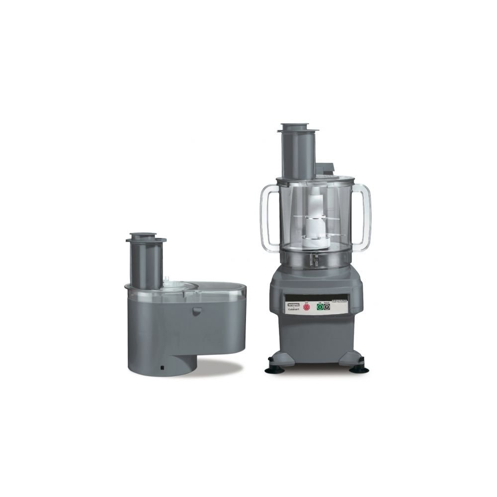 Waring FP2200 6-Quart Commercial Food Processor with Batch Bowl & Continuous Feed - 120V, 26.5