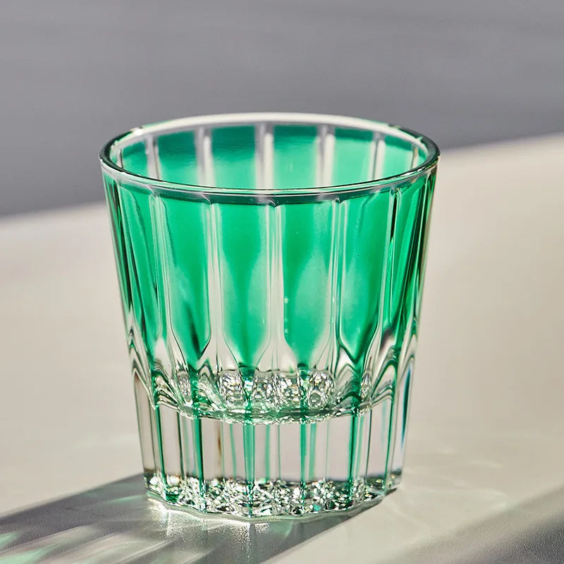 Premium Sunburst Crystal Whiskey Glasses Set - Elegant Cut Glass Tumblers for Bourbon, Scotch & Cocktails - Perfect for Home Bar, Gifts & Special Occasions