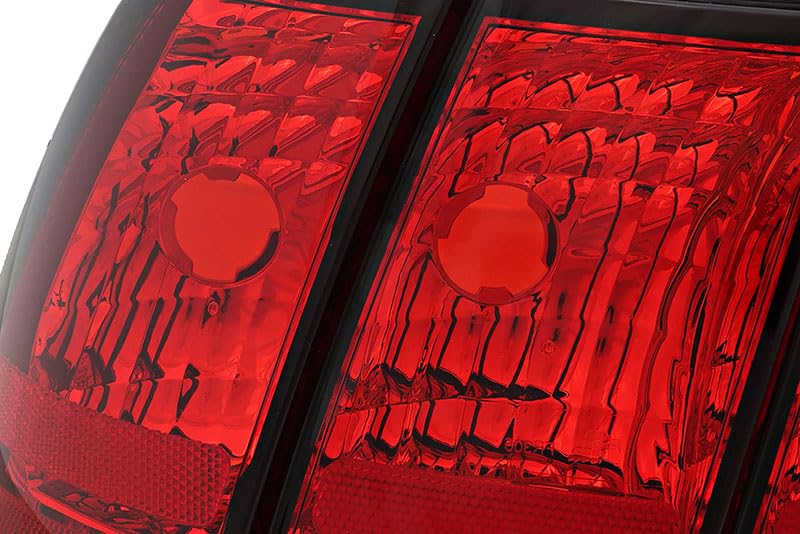 Ford Mustang Tail Lights Lamps Set - Compatible with 1999-2004 Models (Left & Right Side) - High-Performance LED Replacement for Improved Night Visibility & Custom Style - Ideal for Night Driving, Car Shows, Auto Upgrades & Street Legal Modifications