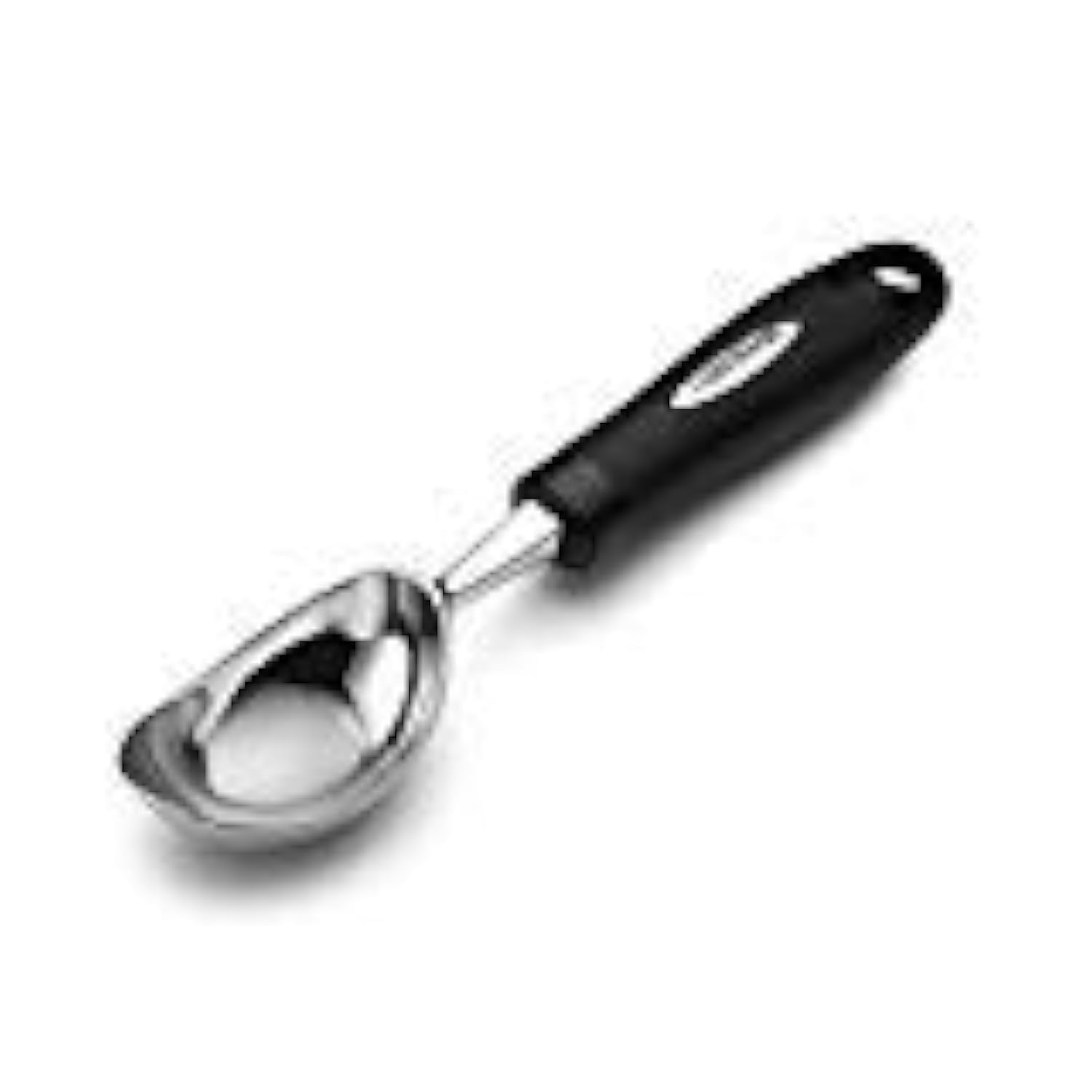 Farberware Premium Ice Cream Scoop with Comfortable Grip - Black - Perfect for Serving Ice Cream, Gelato, and Sorbet at Parties, Dessert Bars, and Home Use