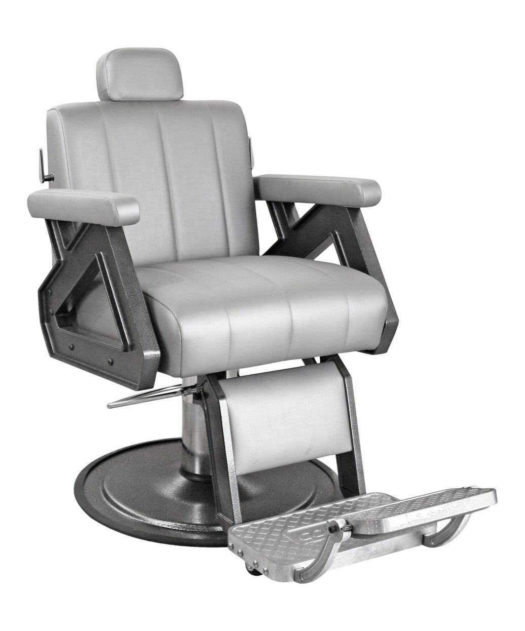 Premium CALIBER BARBER CHAIR - Professional Salon & Home Barber Chair with Adjustable Height & Reclining Back - Perfect for Salons, Barber Shops & Home Grooming Stations