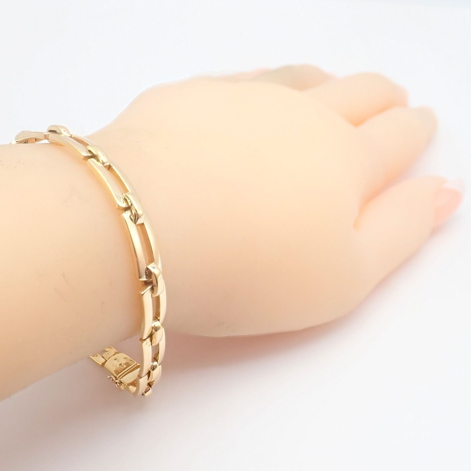 Authentic Cartier Vintage 18K Yellow Gold Link Bracelet 1993 - Luxury Jewelry for Women, Perfect for Parties, Weddings & Special Occasions