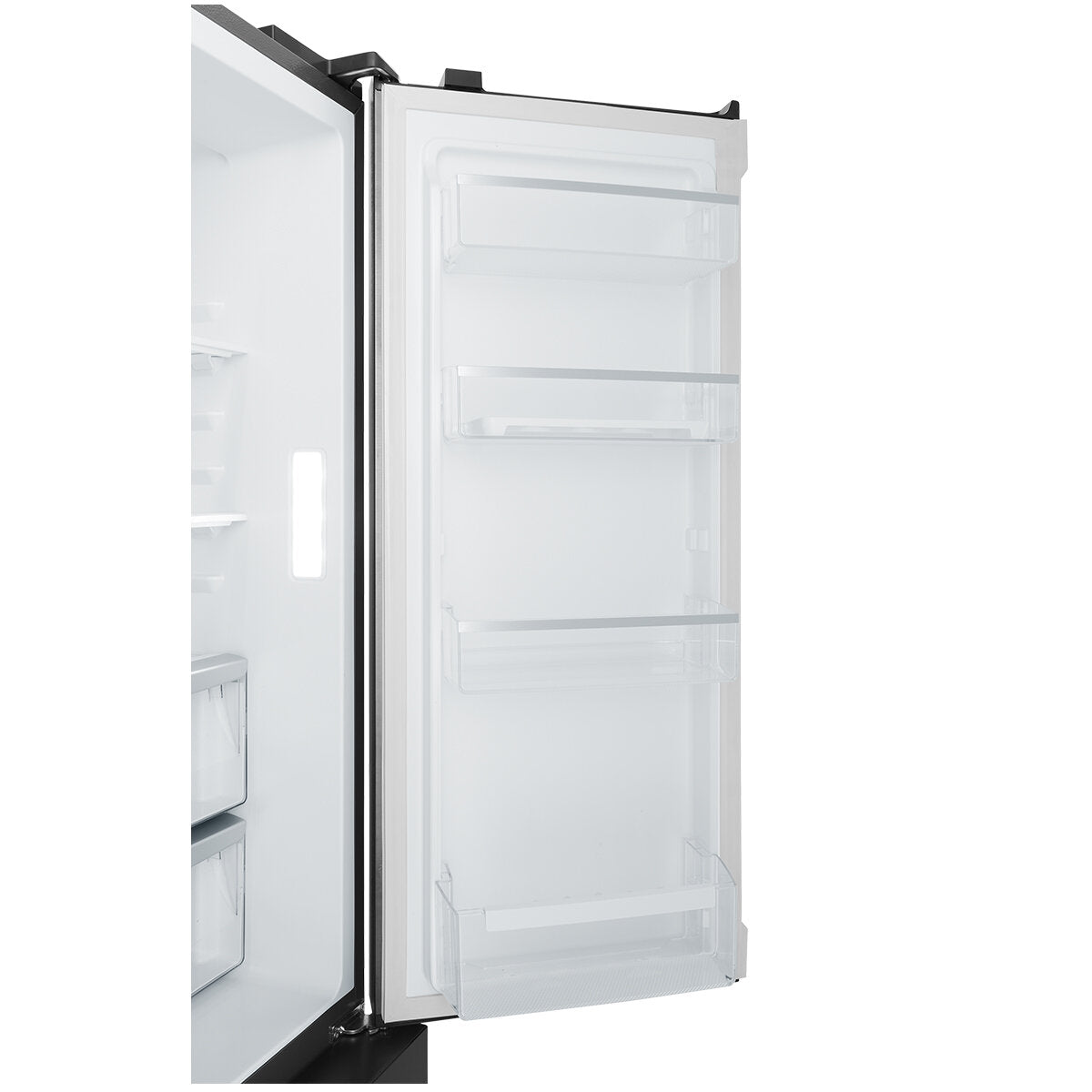Westinghouse 564L French Door Refrigerator with Water Dispenser - Non-Plumbed Matte Black (WQE5660BA) - Perfect for Modern Kitchens, Open Plan Living & Entertaining