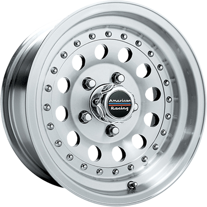 American Racing 15x8 AR62 Outlaw II Machined Wheels 19mm Offset - Lightweight Performance Rims for Off-Road, Street Racing & Custom Car Builds