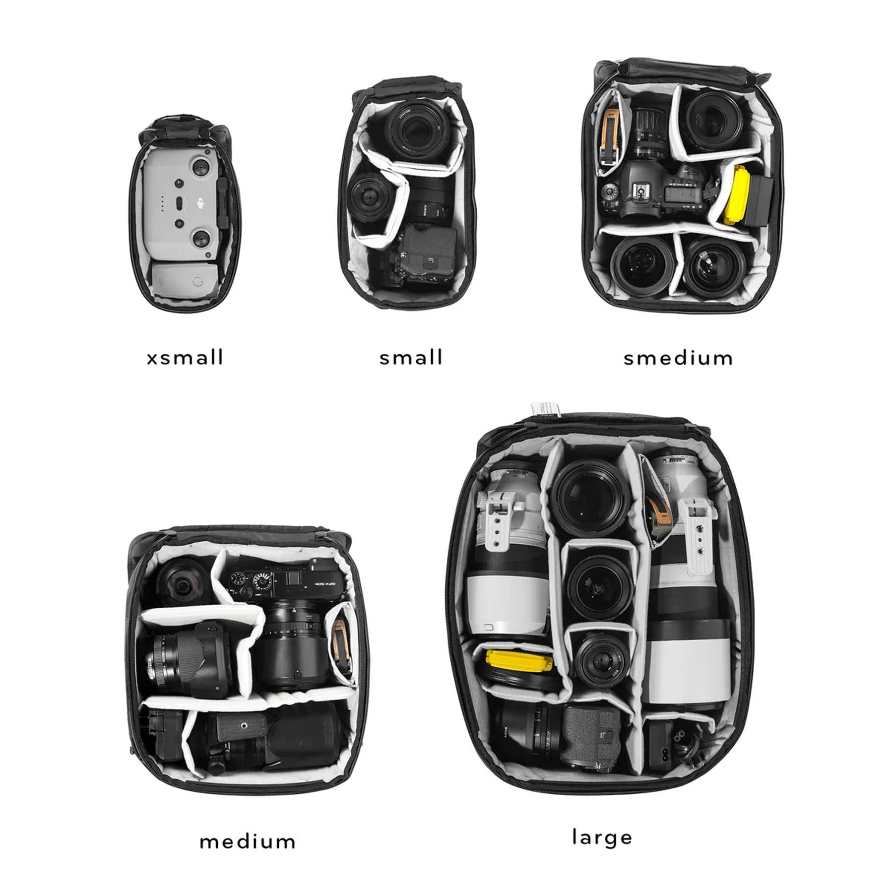 Peak Design Small Camera Cube - Waterproof & Durable DSLR/Mirrorless Camera Case for Travel & Outdoor Photography - Perfect for Backpacks, Hiking & Adventure Gear