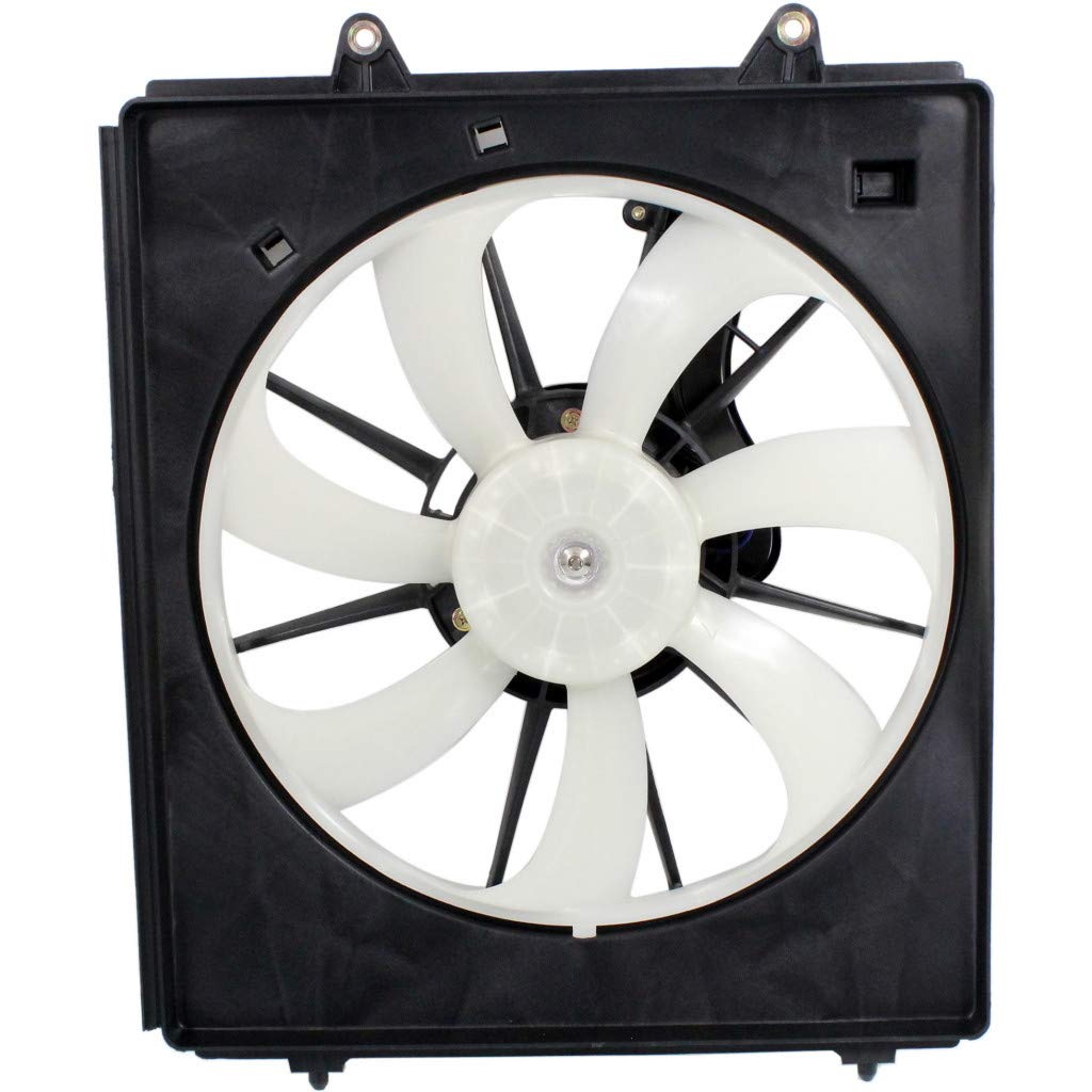 2011-2017 Honda Odyssey AC Condenser Fan Assembly Replacement - Single Fan Compatible with HO3113131 & 38616RV0A01-PFM | Perfect for Summer Cooling & AC System Repair