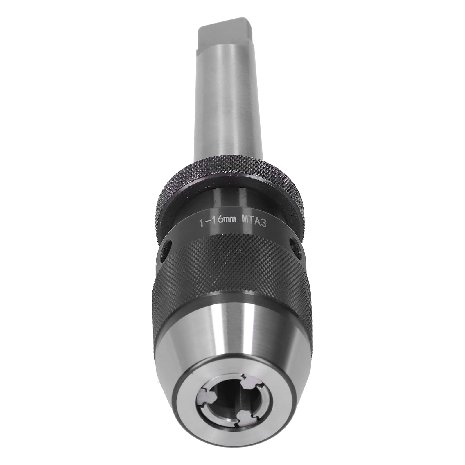 Keyless Drill Chuck for Straight Shank - High Accuracy Self-Locking for Center Drills & Reamers - Workshop & DIY Use