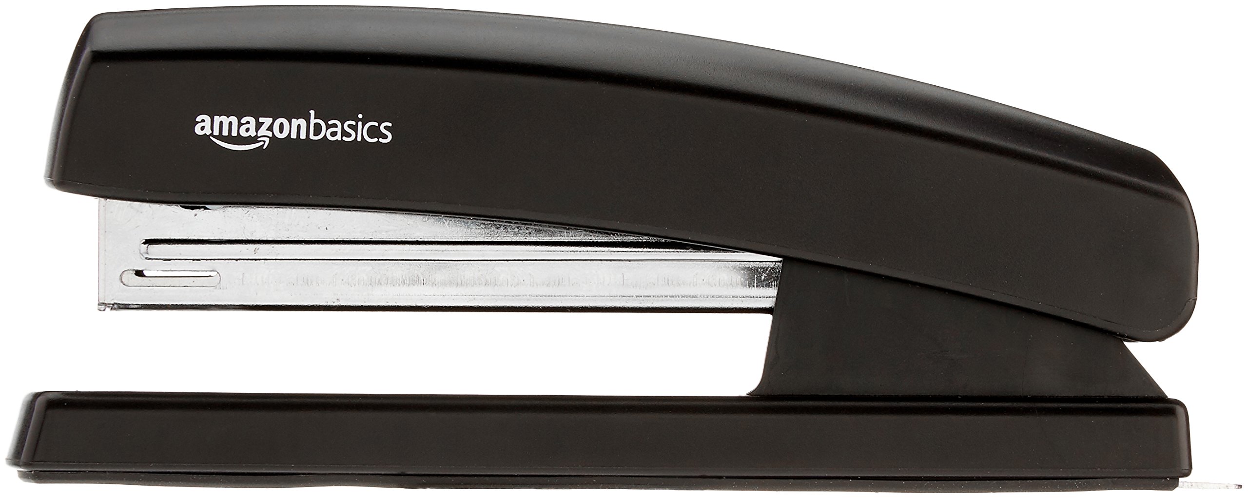 Amazon Basics Heavy Duty Stapler with 1000 Staples - Black Office & School Supplies for Paper, Documents, Reports & Homework