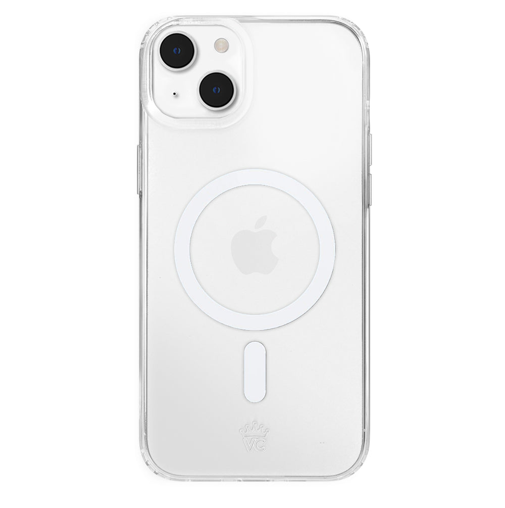 Ultra-Thin Clear MagSafe iPhone Case - Compatible with iPhone 15/14/13/12 Series - Shockproof & Scratch Resistant - Perfect for Everyday Use, Travel & Wireless Charging