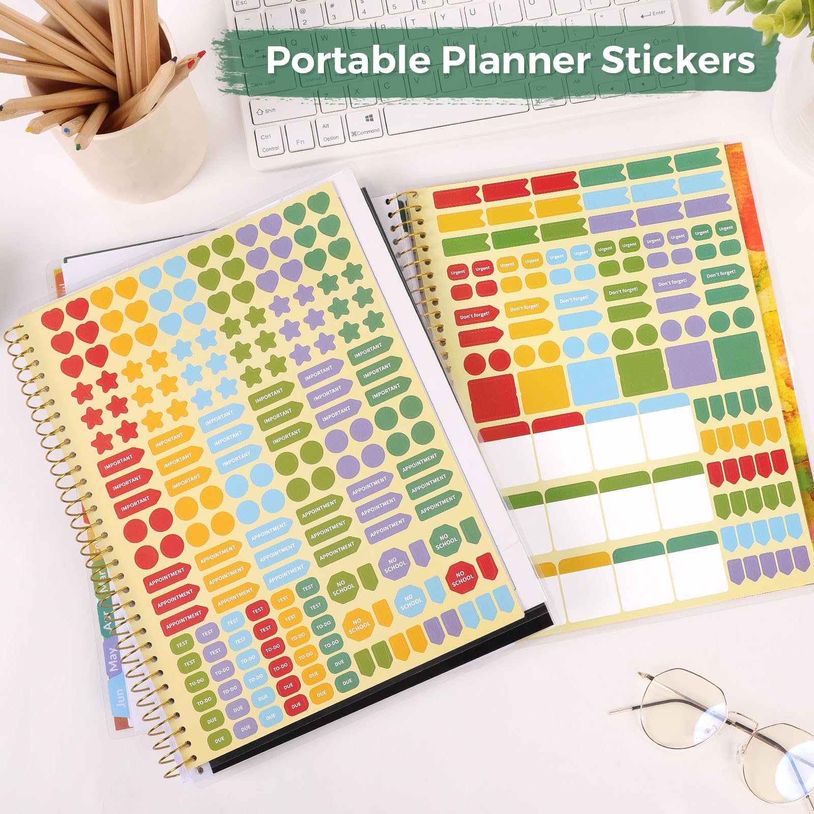 Skydue 2024-2025 Teacher Planner - Academic Year July 2024 to June 2025, 8.5