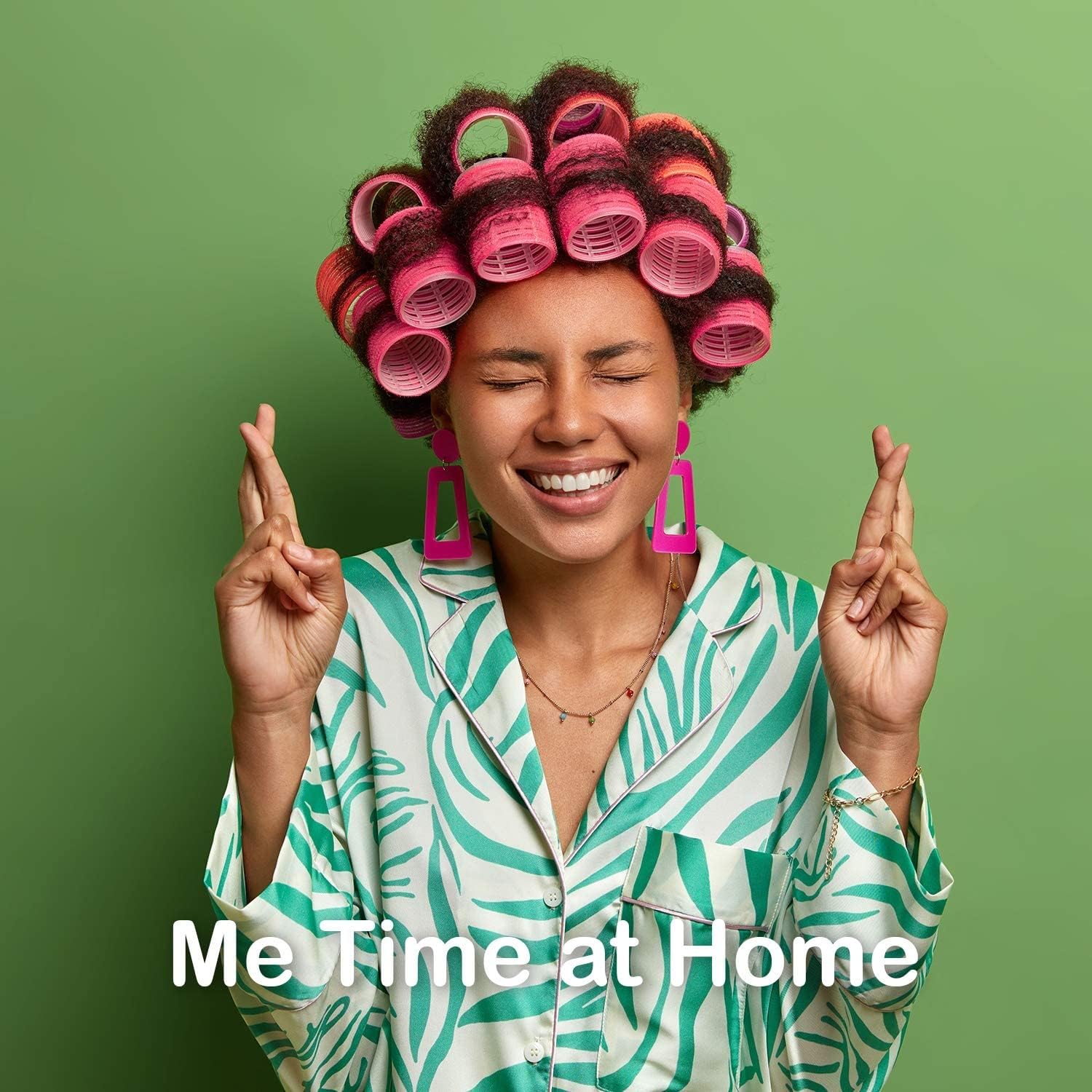 APOEM 6PCS Self-Grip Hair Rollers for Curling - Heatless Curls for Long, Medium & Short Hair (4x6cm) | Perfect for Home Styling, Salon Use & Special Occasions