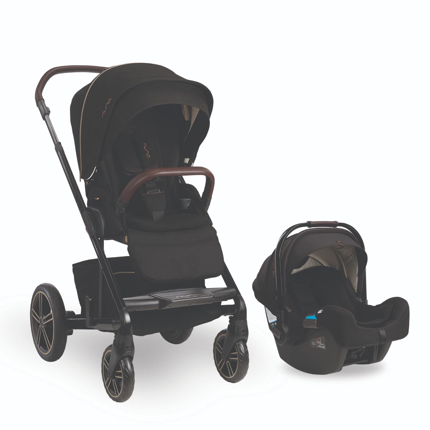 Nuna Mixx Next Travel System - Lightweight Stroller & Car Seat Combo for Safe & Convenient Travel | Perfect for Newborns, Toddlers & On-the-Go Families