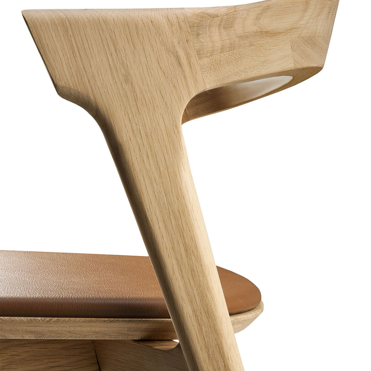Modern Bok Dining Chair - Solid Wood Kitchen Chairs with Cushion - Comfortable & Stylish for Dining Room, Kitchen, or Breakfast Nook