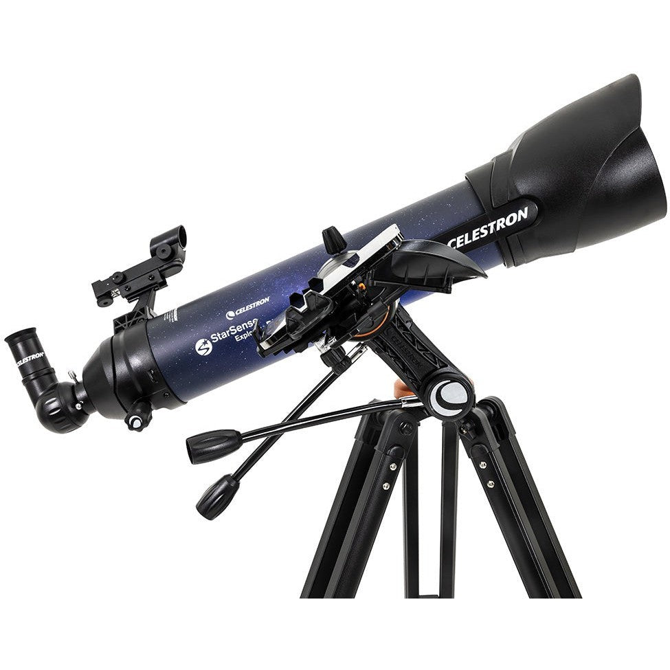 Celestron StarSense Explorer DX 100AZ Refractor Telescope with Smartphone App - Royal Observatory Greenwich Edition | Stargazing, Astronomy Observation & Night Sky Exploration