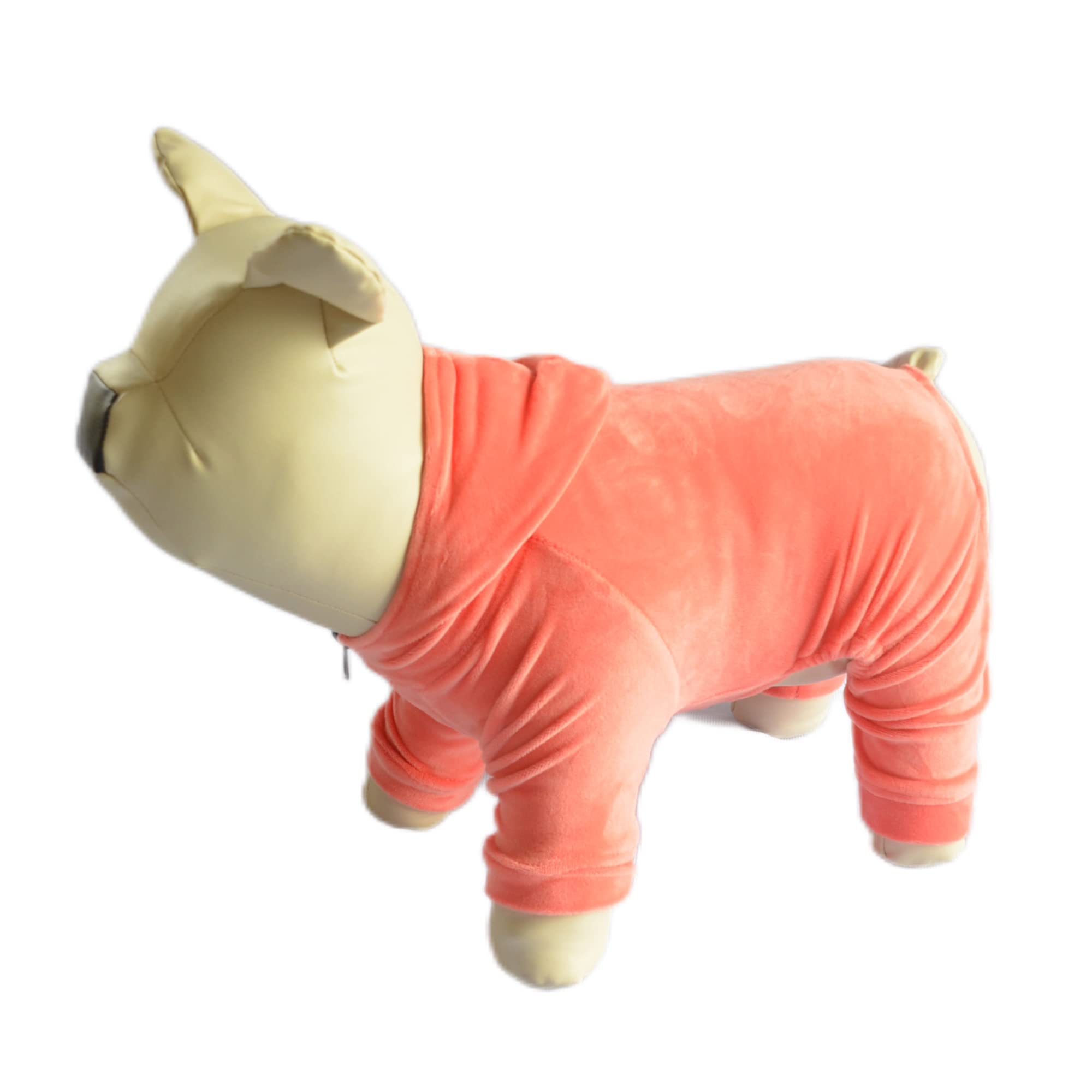 PU Leather Standing Dog Mannequin - Flexible Stretchable Bulldog Display Model for Pet Clothes & Apparel | Perfect for Dog Boutiques, Grooming Salons & Pet Store Visual Merchandising