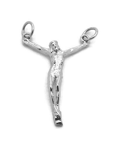 925 Sterling Silver Body of Christ Pendant - Religious Jewelry for Men & Women - Perfect for Baptism, Confirmation & Daily Faith Wear