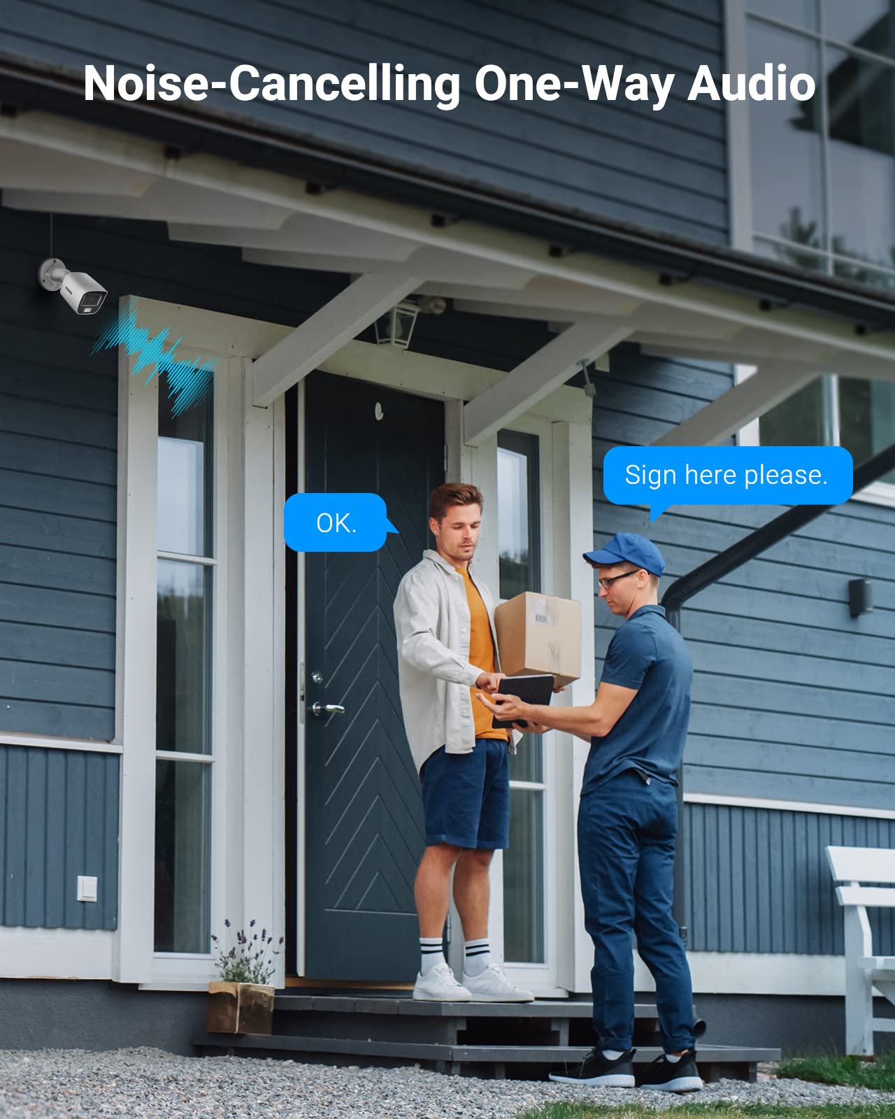 ANNKE 8CH 3K Lite H.265+ Security Camera System with 1TB HDD - 4 x 1080P Outdoor CCTV Cameras with Dual Light, AI Human/Vehicle Detection, IP67 Weatherproof, Built-in Mic/Audio - Ideal for Home Security, Business Surveillance & Property Protection