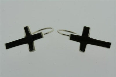 Elegant Cross Hook Earrings for Women - Gold & Silver Dangle Earrings - Perfect for Church, Weddings & Everyday Wear