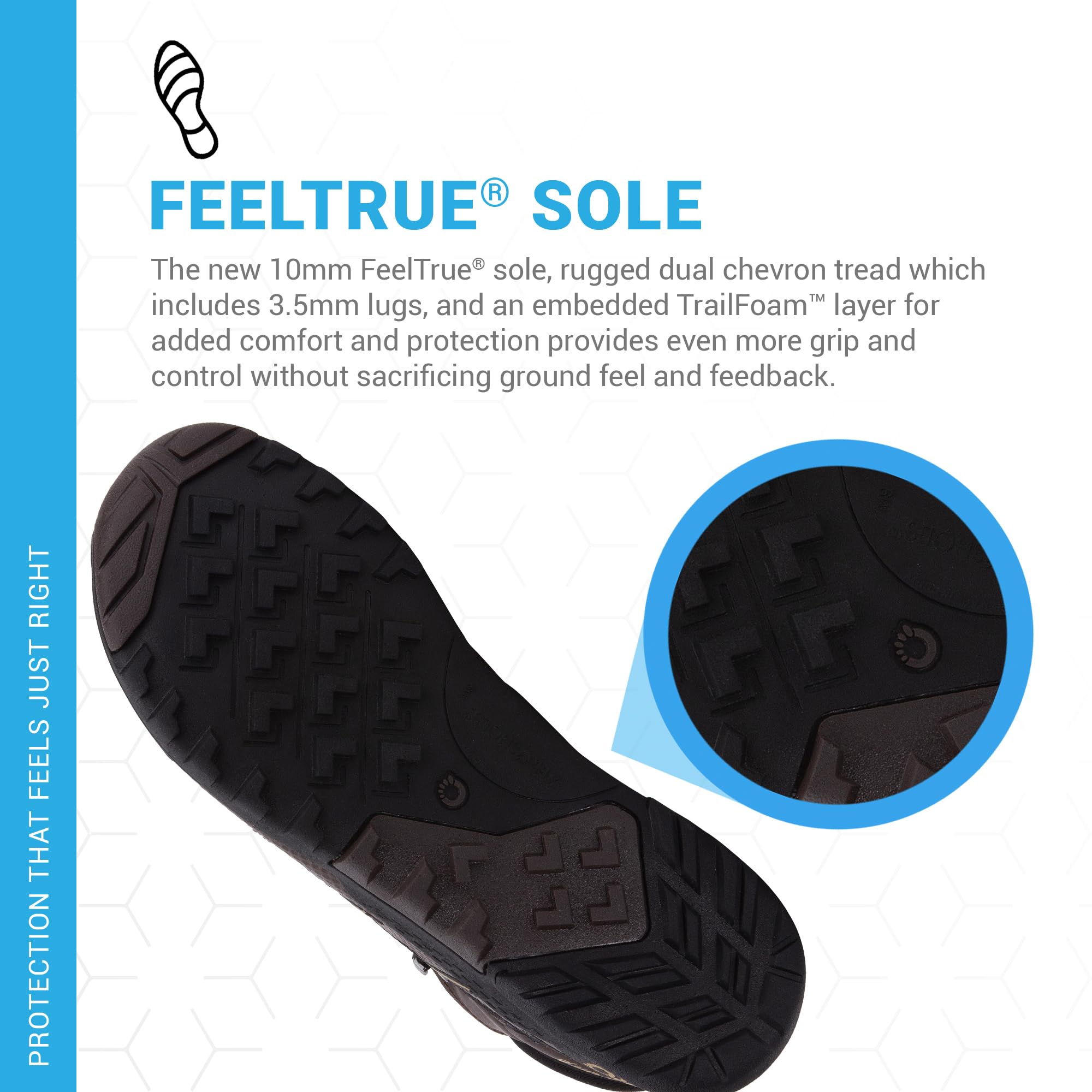 Xero Shoes Barefoot Hiking Boots for Men - Waterproof Xcursion Fusion Trail Shoes | Zero Drop Minimalist Outdoor Boots with Wide Toe Box | Perfect for Trail Running, Backpacking & Outdoor Adventures
