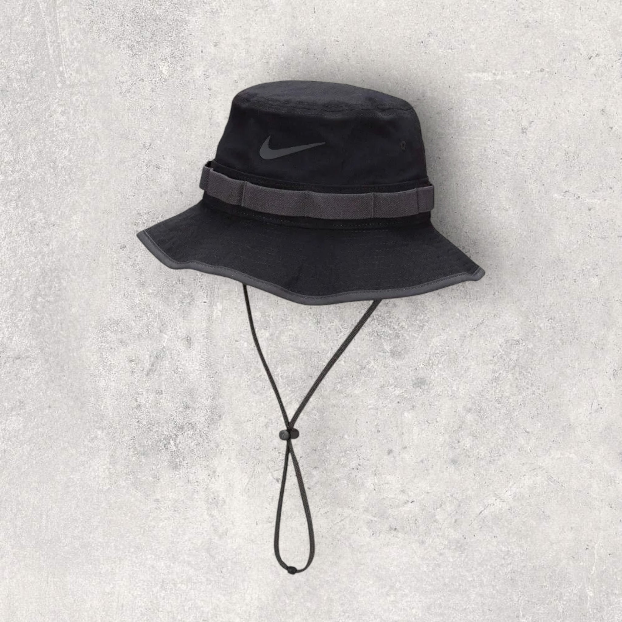 Nike Boonie Bucket Hat for Men & Women - Breathable Sun Protection Outdoor Hat for Hiking, Camping, Fishing - Black