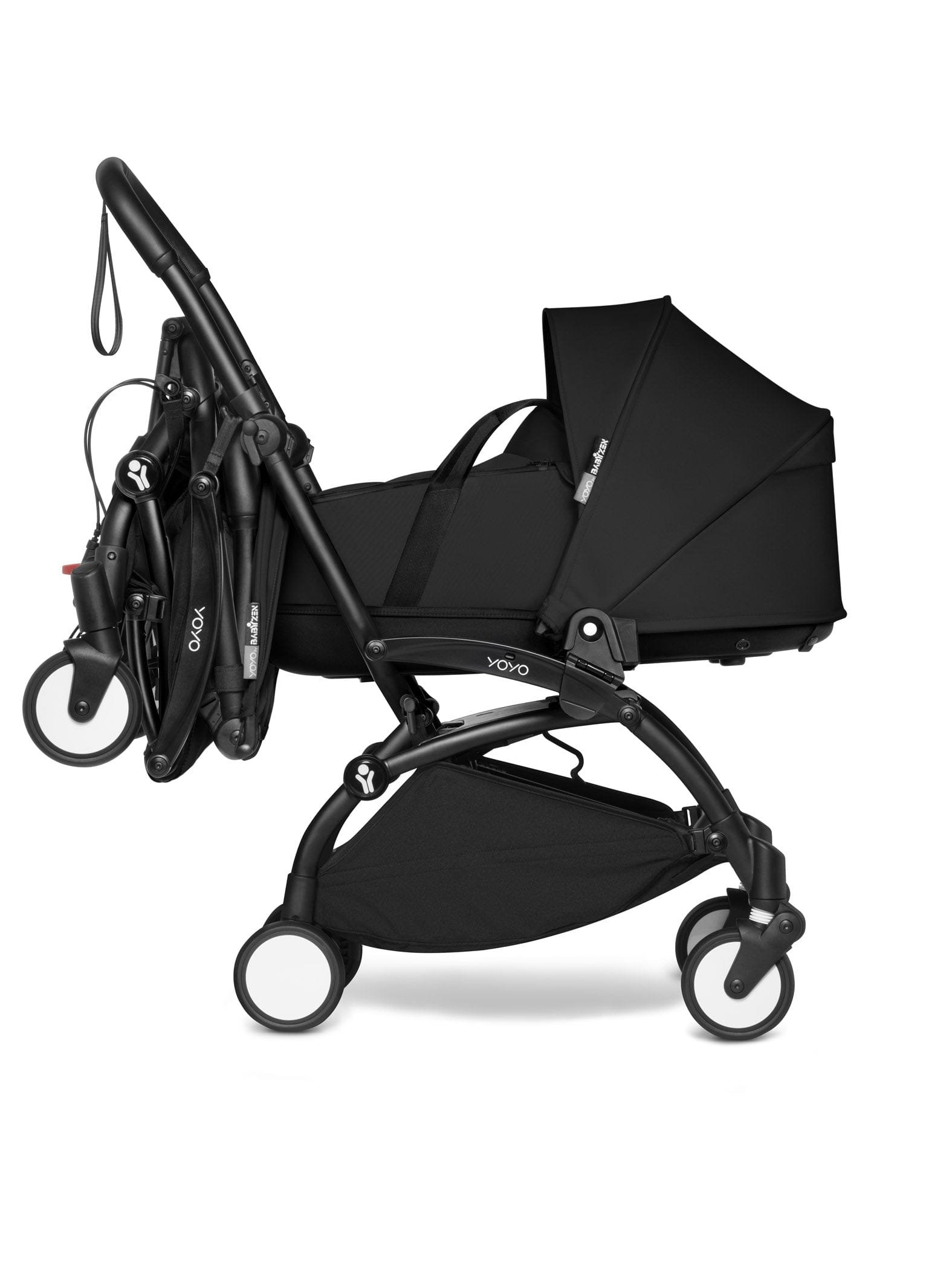 Stokke YOYO 3 Double Stroller with Bassinet & Toddler Seat - Lightweight Compact Travel Stroller for Twins or Siblings (Ages 0-4) | Perfect for City Walks, Air Travel & Everyday Use
