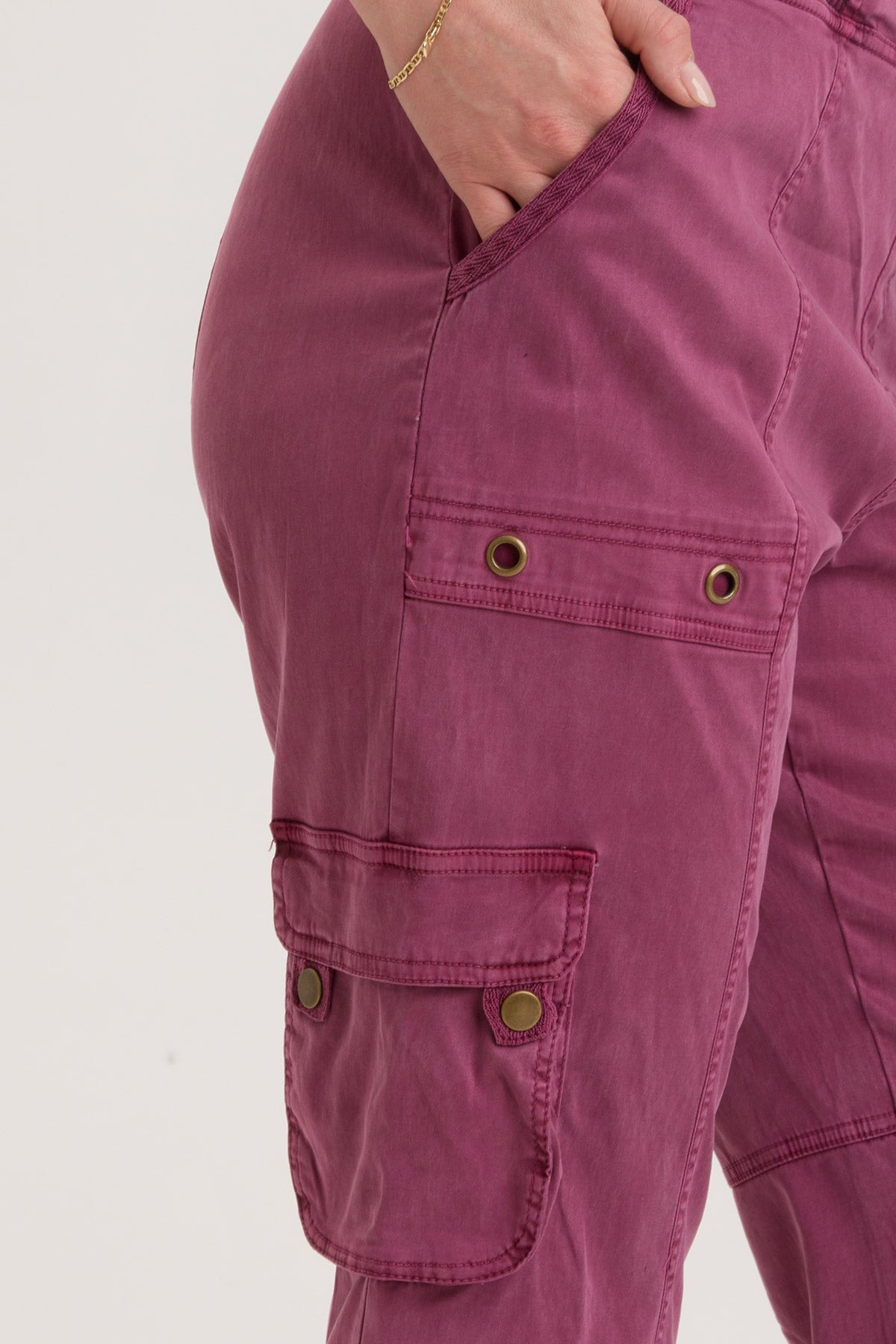 Maxime High Waist Banded Pants for Women - Stretchy Comfort Fit Wide Leg Trousers - Perfect for Office, Casual Wear & Travel