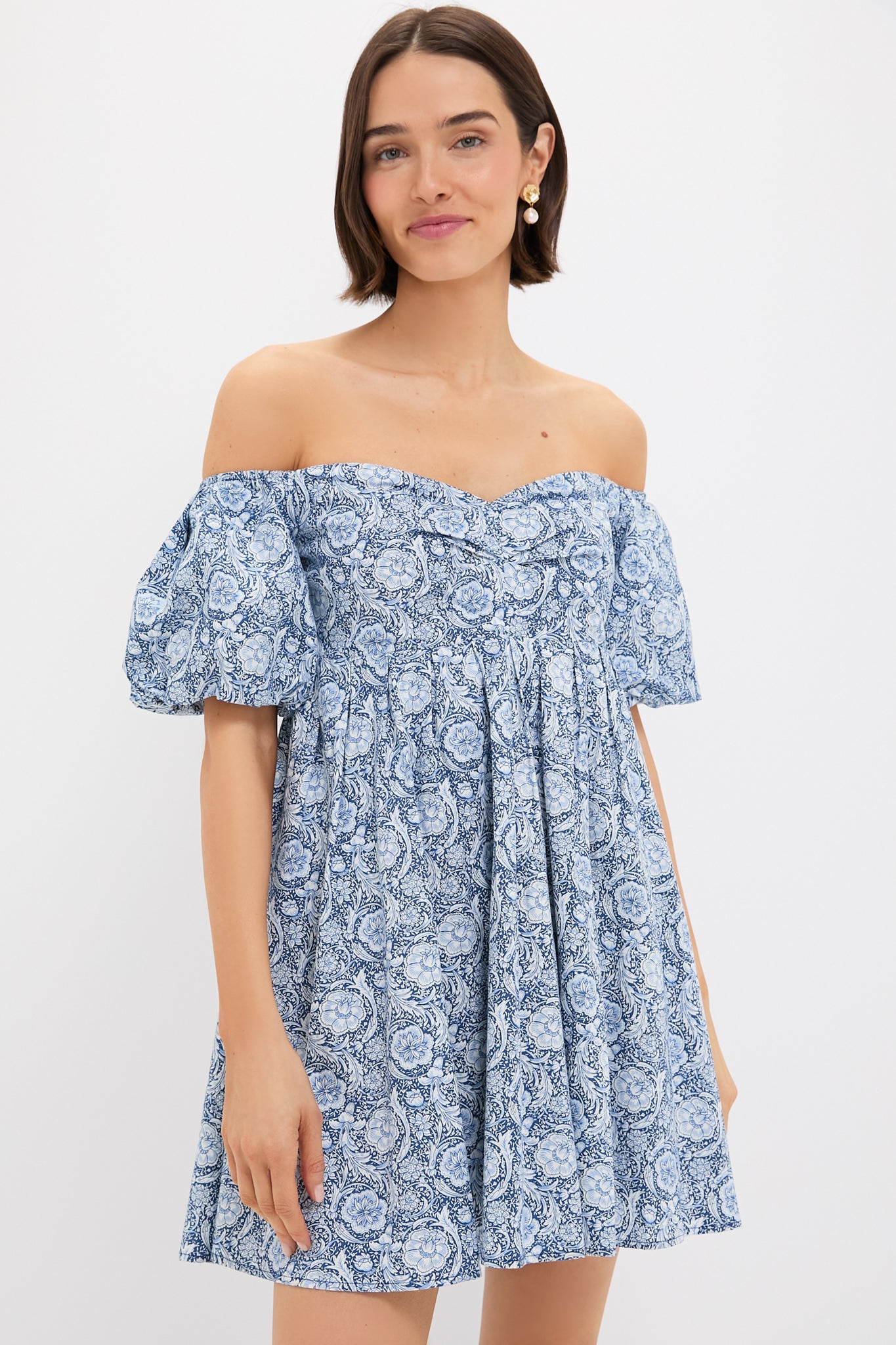 Blue Medallion Floral