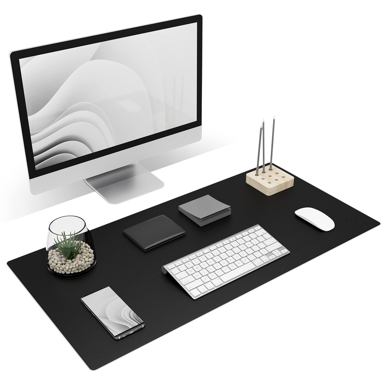 Premium Non-Slip Leather Desk Mat - 31.5x15.7