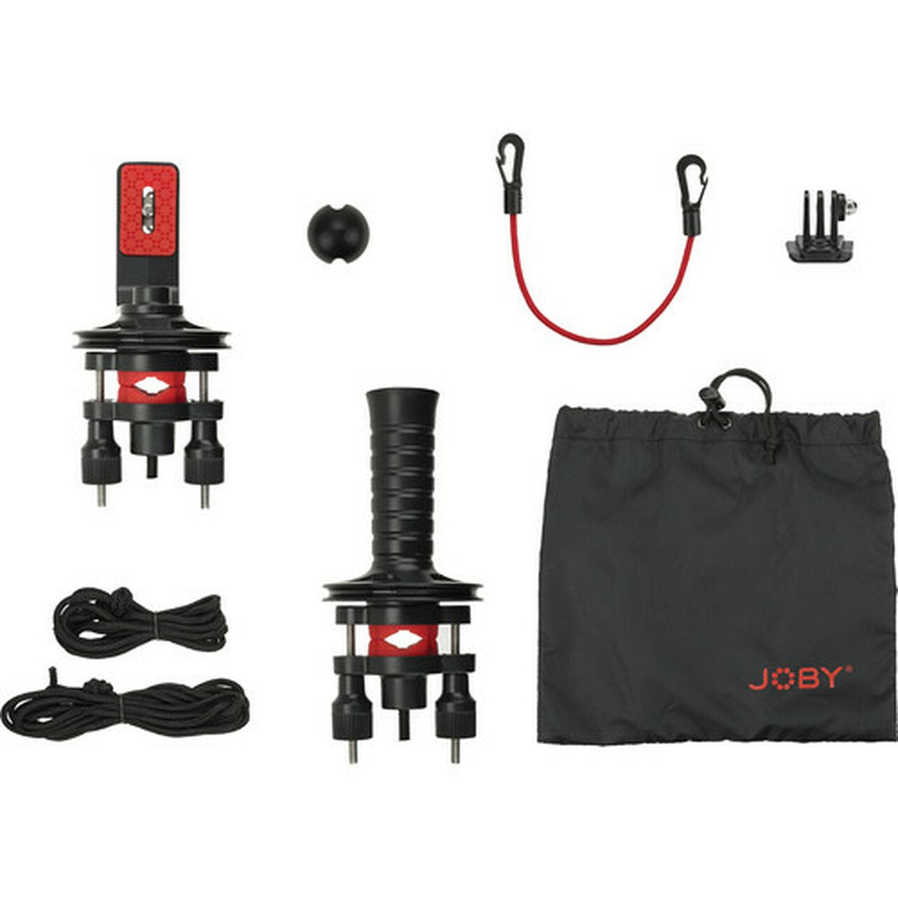 Joby Action Jib Kit (Black/Red) - Professional Camera Stabilizer for DSLR & Mirrorless Cameras - Perfect for Vlogging, Filmmaking & Travel Photography