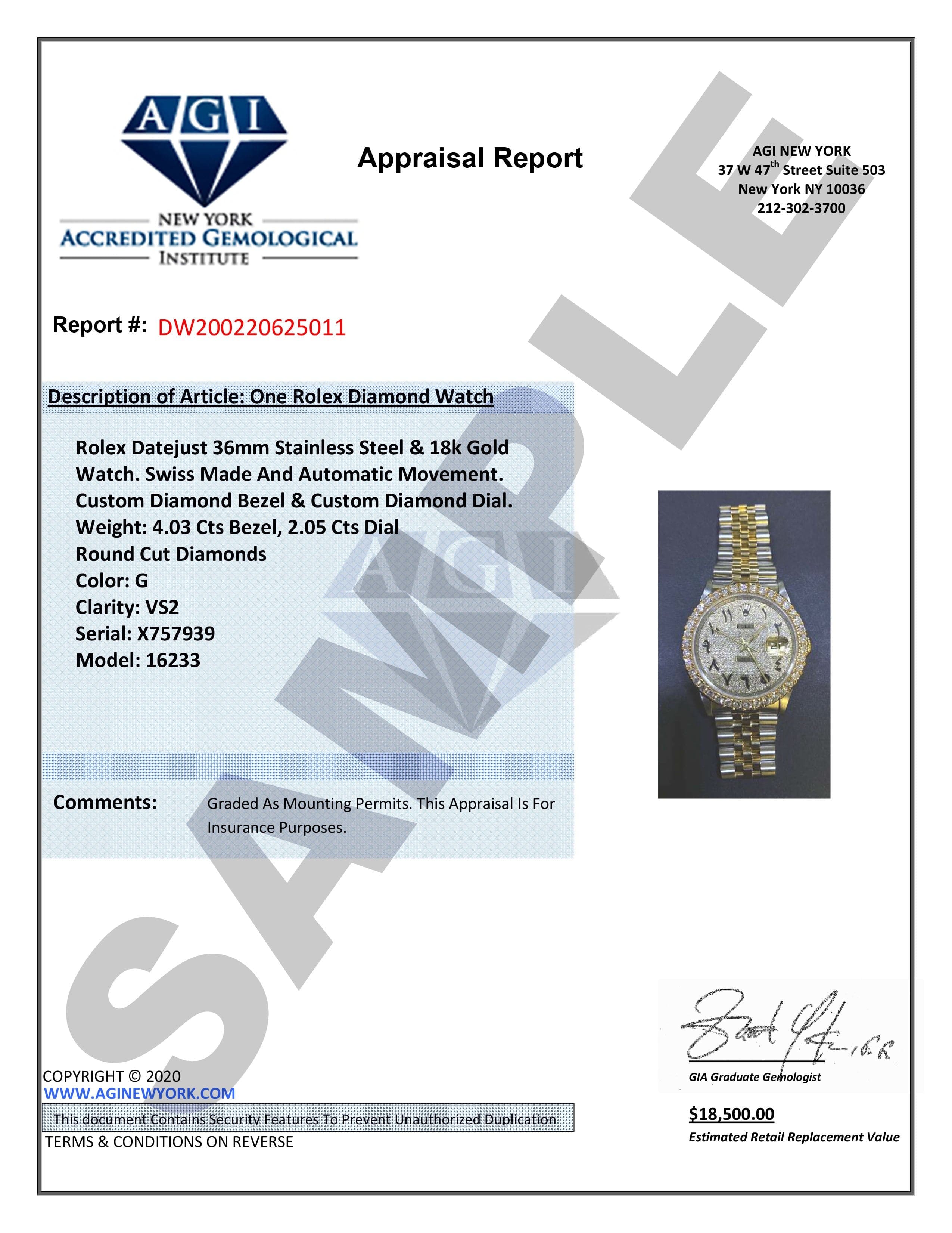 Luxury Diamond Gold Rolex Watch For Men 16200 | 36mm Stainless Steel | Rainbow Sapphire Bezel | Black Dial | Jubilee Bracelet | Perfect for Business, Gifts & Special Occasions