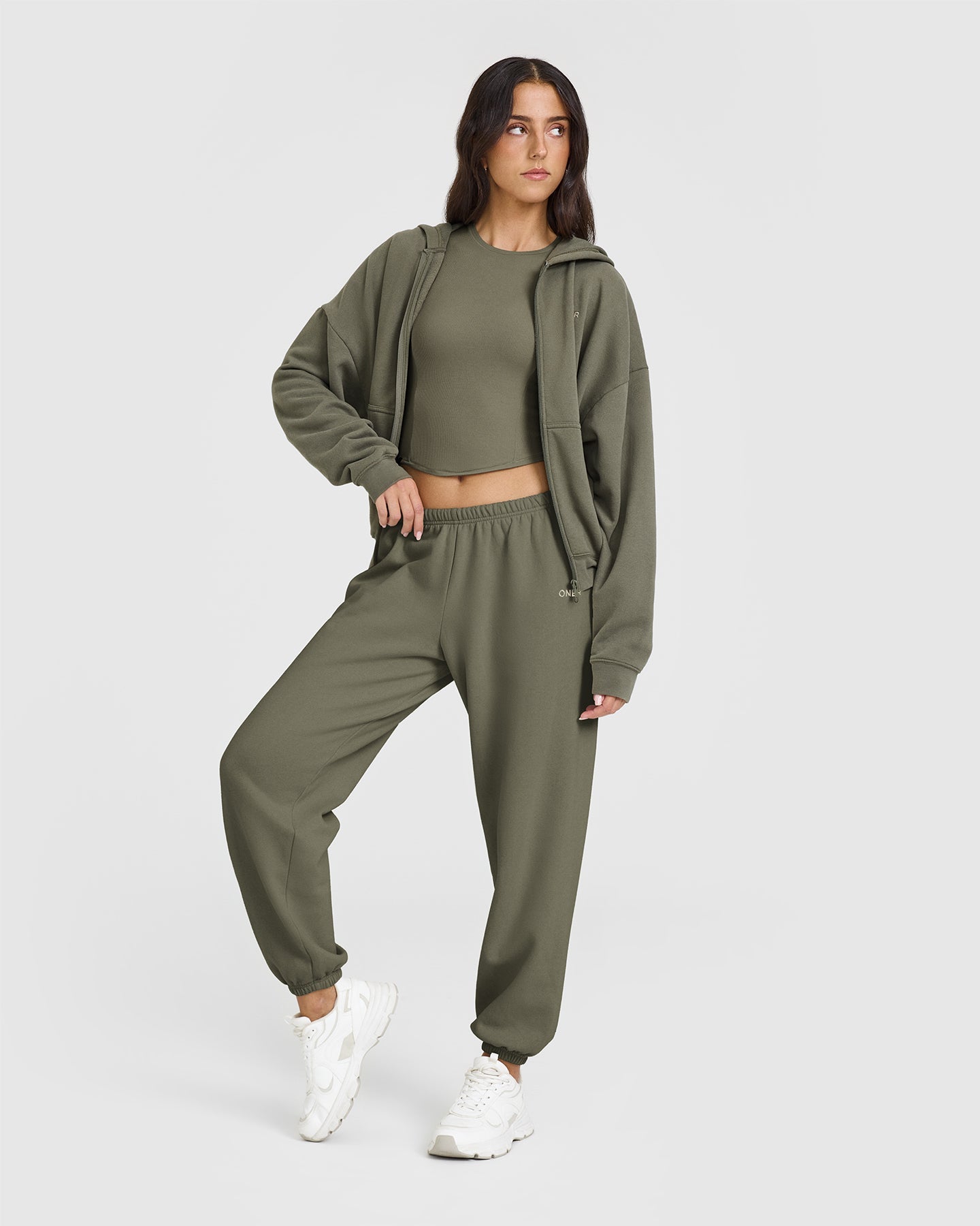 Premium Mid-Weight Jogger Pants for Men & Women - Comfortable Alpine Green Running Sweatpants | Ideal for Gym, Yoga, Lounge & Outdoor Activities