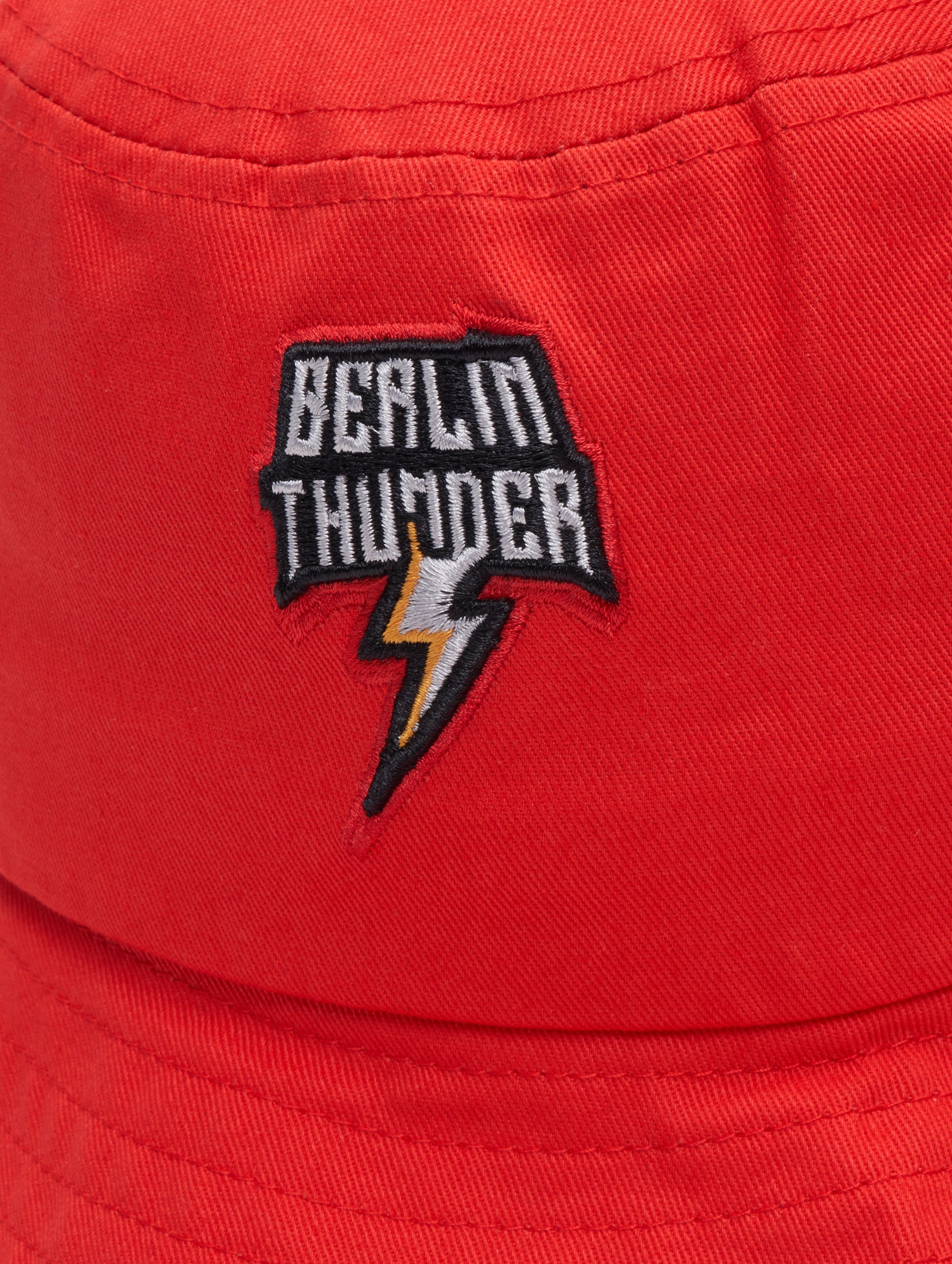Berlin Thunder Red Bucket Hat for Men Women - Adjustable Sun Hat for Outdoor Sports, Beach, Fishing & Summer Fashion