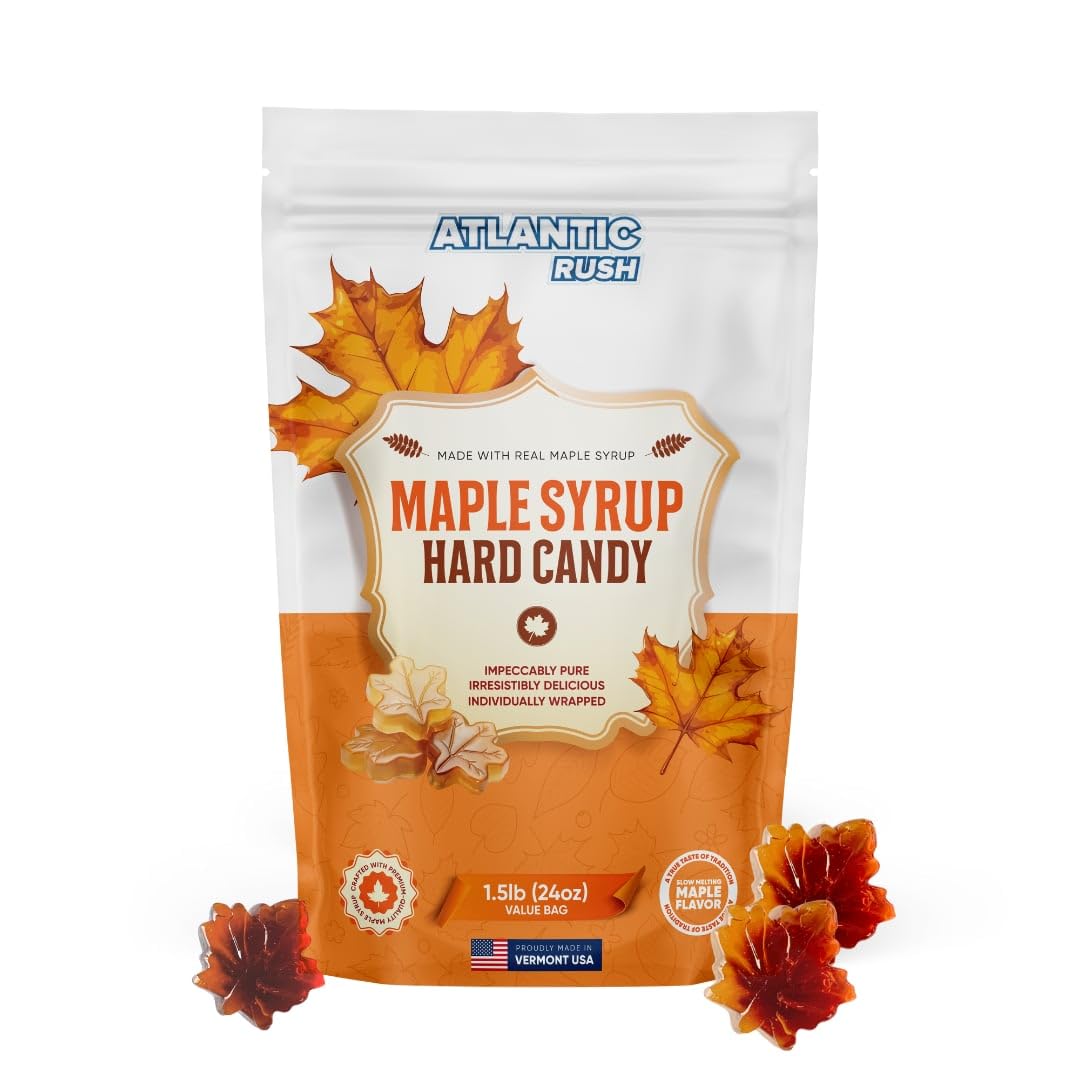 Pure Maple Syrup Candy - Vermont Maple Hard Candy for Gifts & Desserts
