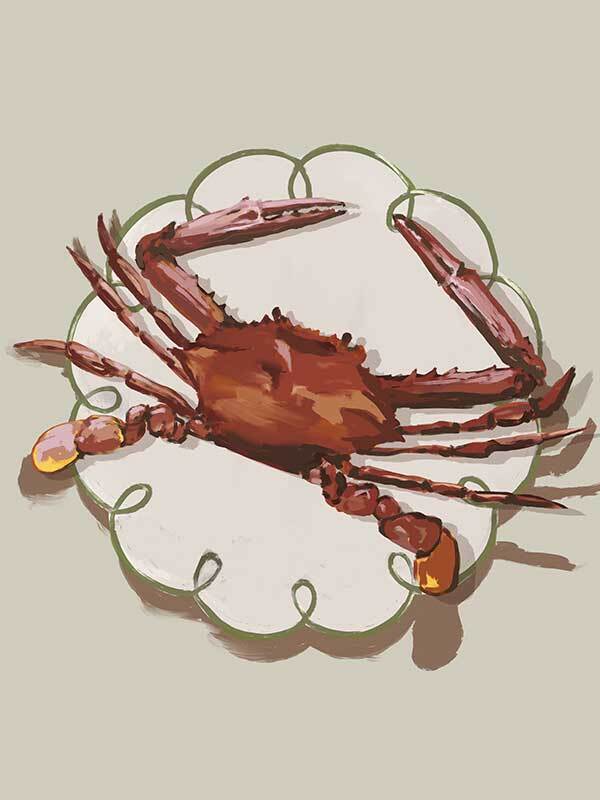 Stylish Crustacean Beige Canvas Art Print - Perfect for Living Room, Bedroom & Office Wall Decor