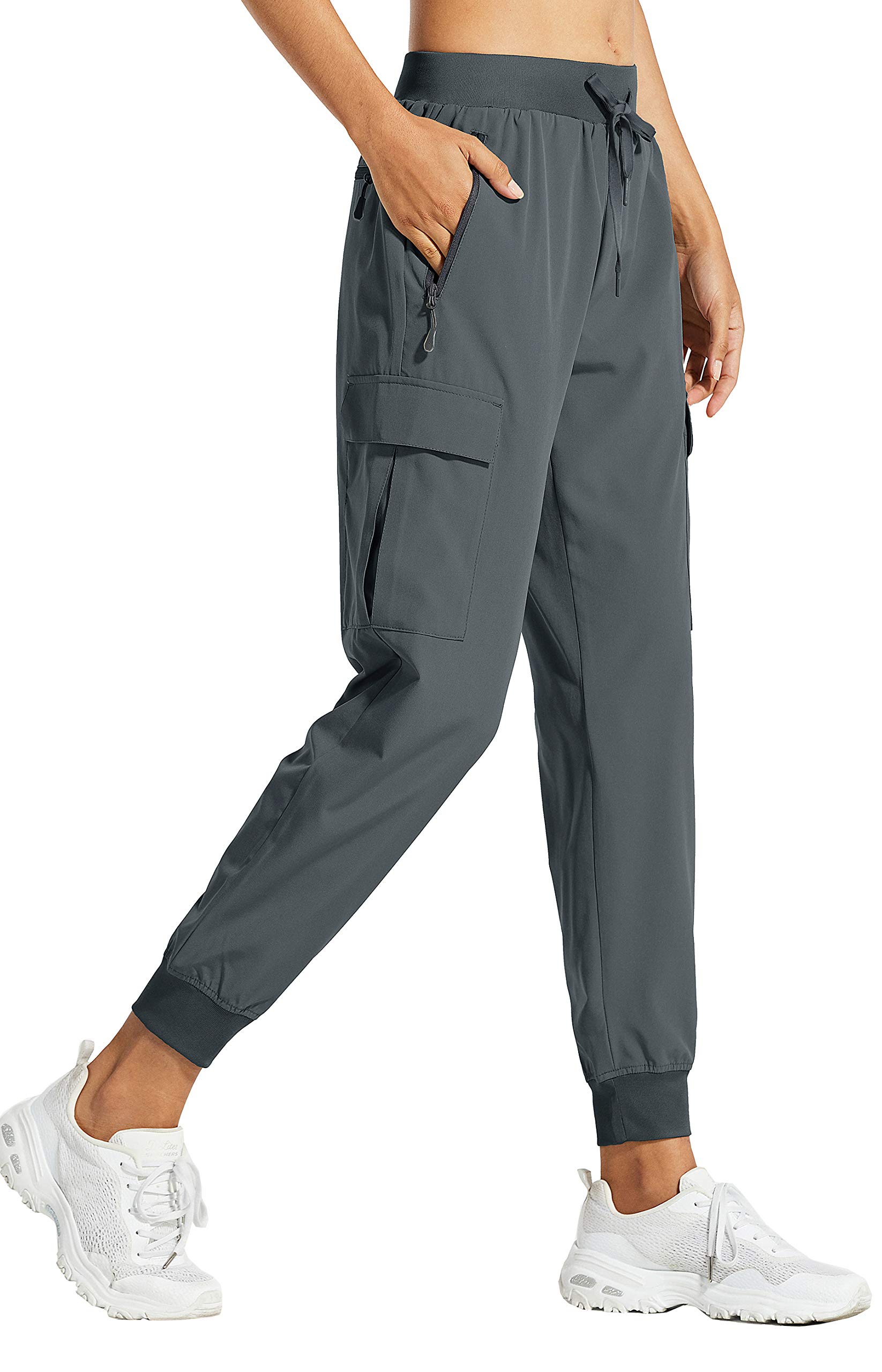 Libin Women's Cargo Jogger Pants - Lightweight Quick-Dry Hiking Pants for Athletic, Lounge & Travel - Petite/Regular/Tall Sizes - Perfect for Outdoor Adventures, Gym Workouts & Casual Wear