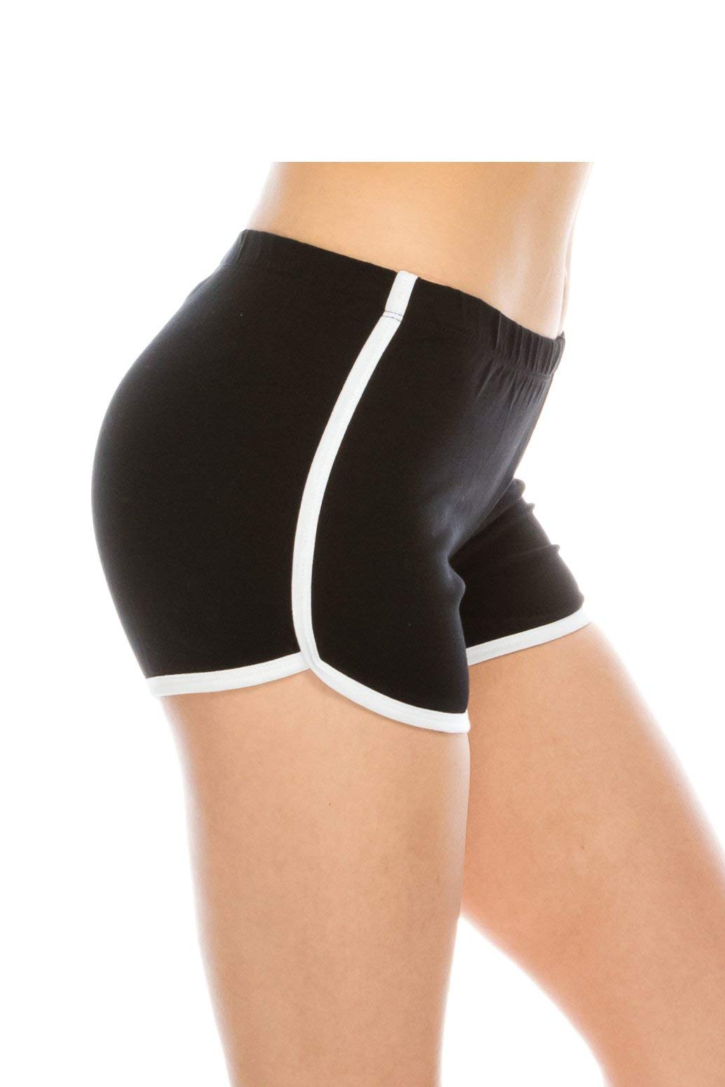 THE BLAZZE Women's High Waist Workout Shorts - Gym, Yoga, Running & Activewear - Breathable & Comfortable for Fitness & Sports