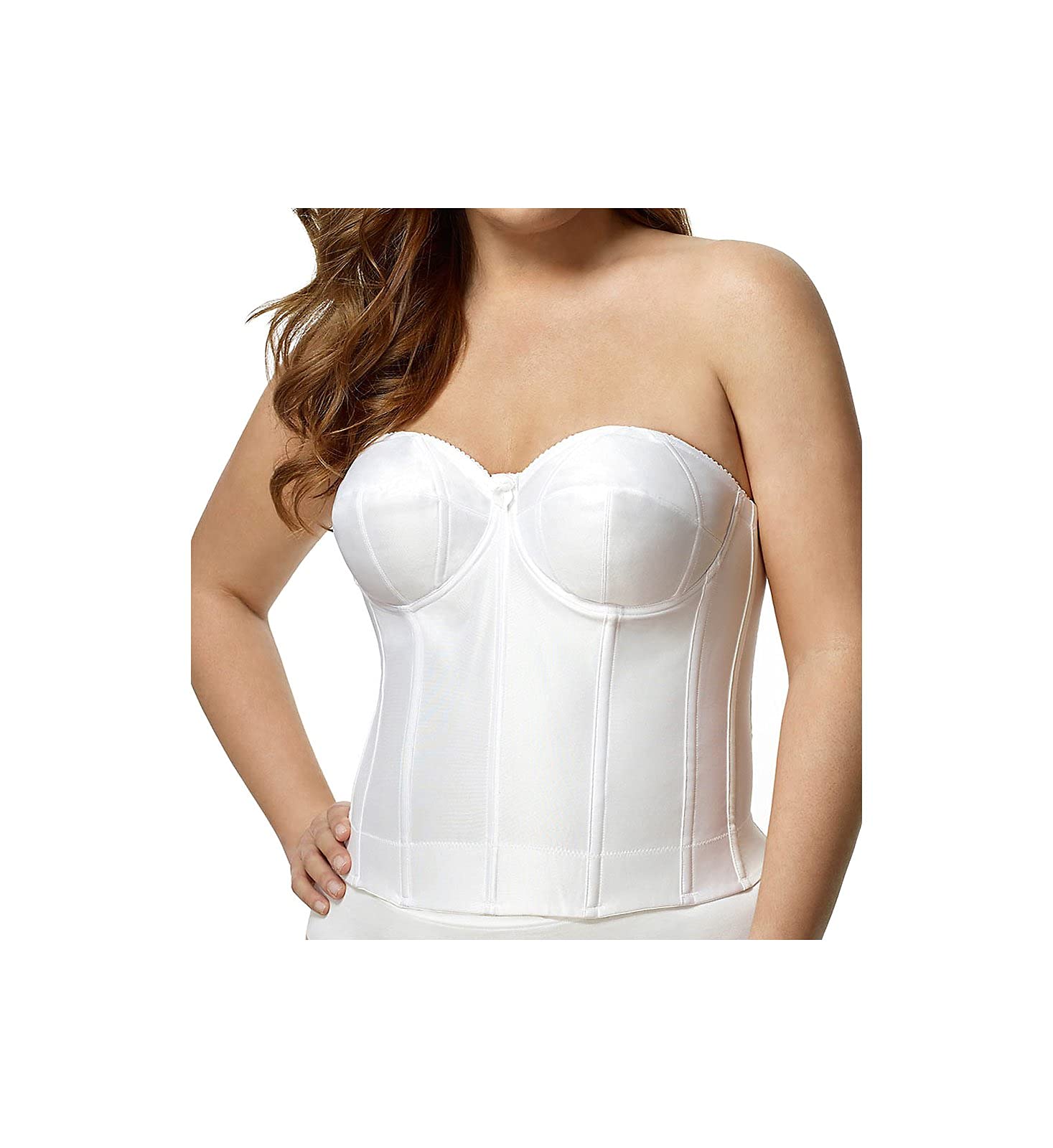 Elila Women's Longline Bra - Comfortable Full Coverage Underwire Support for Everyday Wear - Perfect for Work, Yoga & Lounge