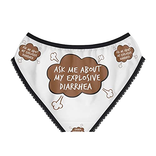 Funny Cotton Briefs for Women - Comfortable & Breathable Underwear - Perfect for Everyday Wear, Gifts, and Loungewear