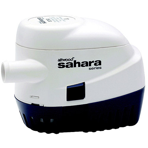 Attwood Sahara 750 GPH Automatic Bilge Pump - Marine Boat Bilge Water Removal System for Fishing Boats, Yachts & Sailboats