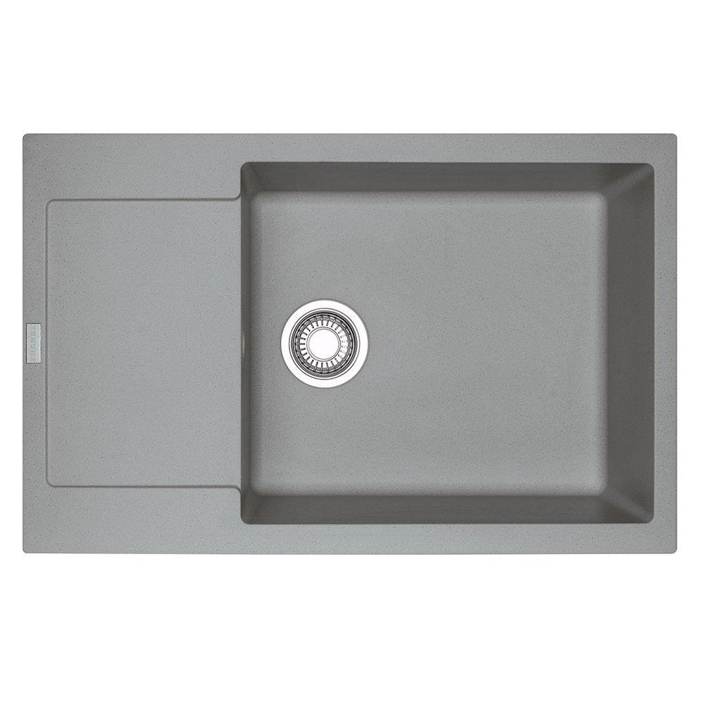 Franke 114.0367.710 Single Bowl Granite Composite Kitchen Sink in Stone Grey - Durable & Stylish for Modern Kitchens, Perfect for Cooking, Cleaning & Food Prep