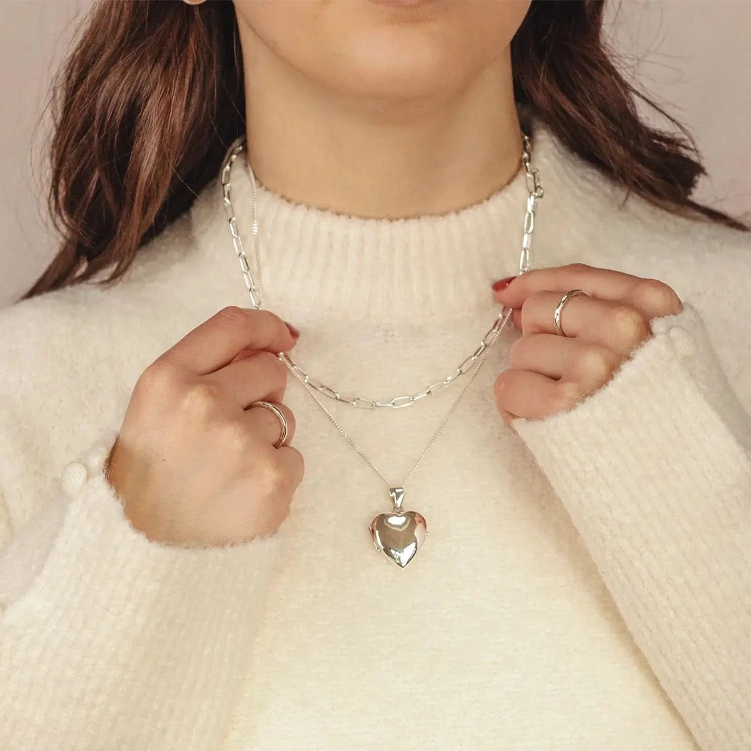 Memorial Photo Locket for Ashes - Silver Heart Keepsake Urn Jewelry for Loved Ones | Perfect for Remembrance, Funeral, or Anniversary Gifts
