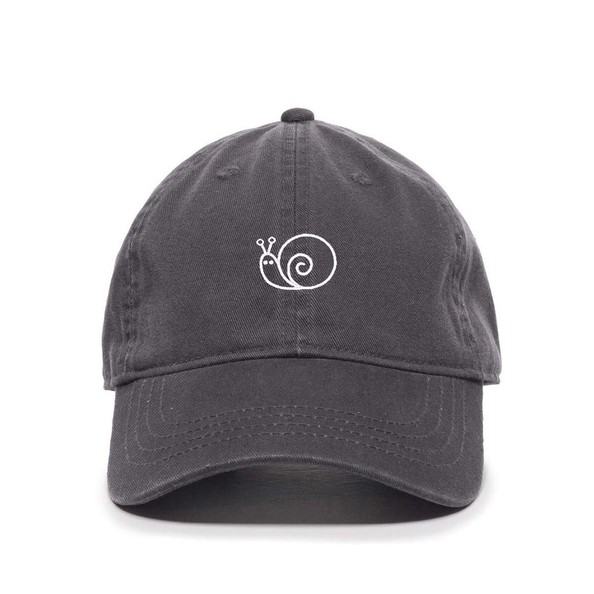 Snail Embroidered Cotton Baseball Cap - Adjustable Dad Hat for Men & Women - Perfect for Outdoor Sports, Casual Wear & Fashion Accessories