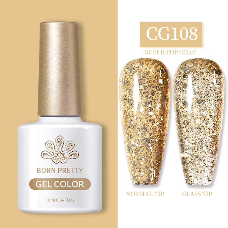 Silky White Series Gel Nail Polish 10ml (CG101 CG130) - Long-Lasting Shine for Manicures & Pedicures at Home or Salon