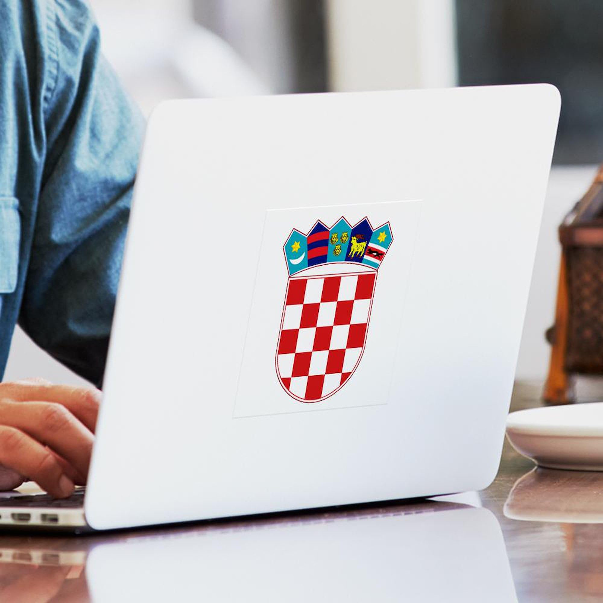 Croatia Hrvatska Emblem Square Sticker 3