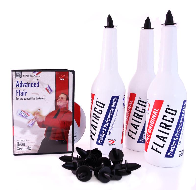 Dean Serneels Advanced Flair Bartending Training Kit DVD - Master Cocktail Mixing Techniques for Bars, Parties & Home Entertaining