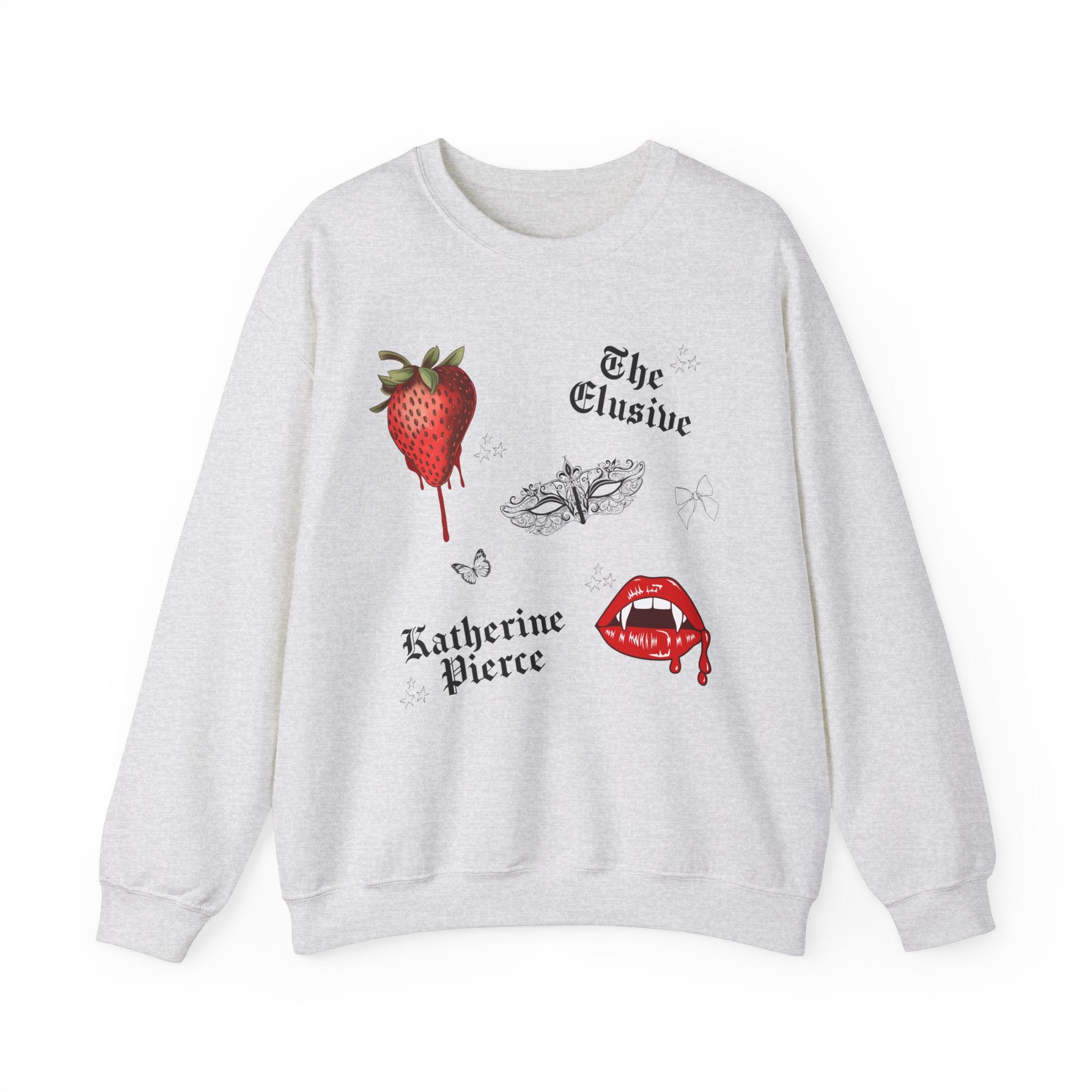 The Elusive Katherine Pierce Crewneck Sweatshirt | Vampire Diaries Inspired Fashion | Perfect for TV Show Fans & Casual Wear