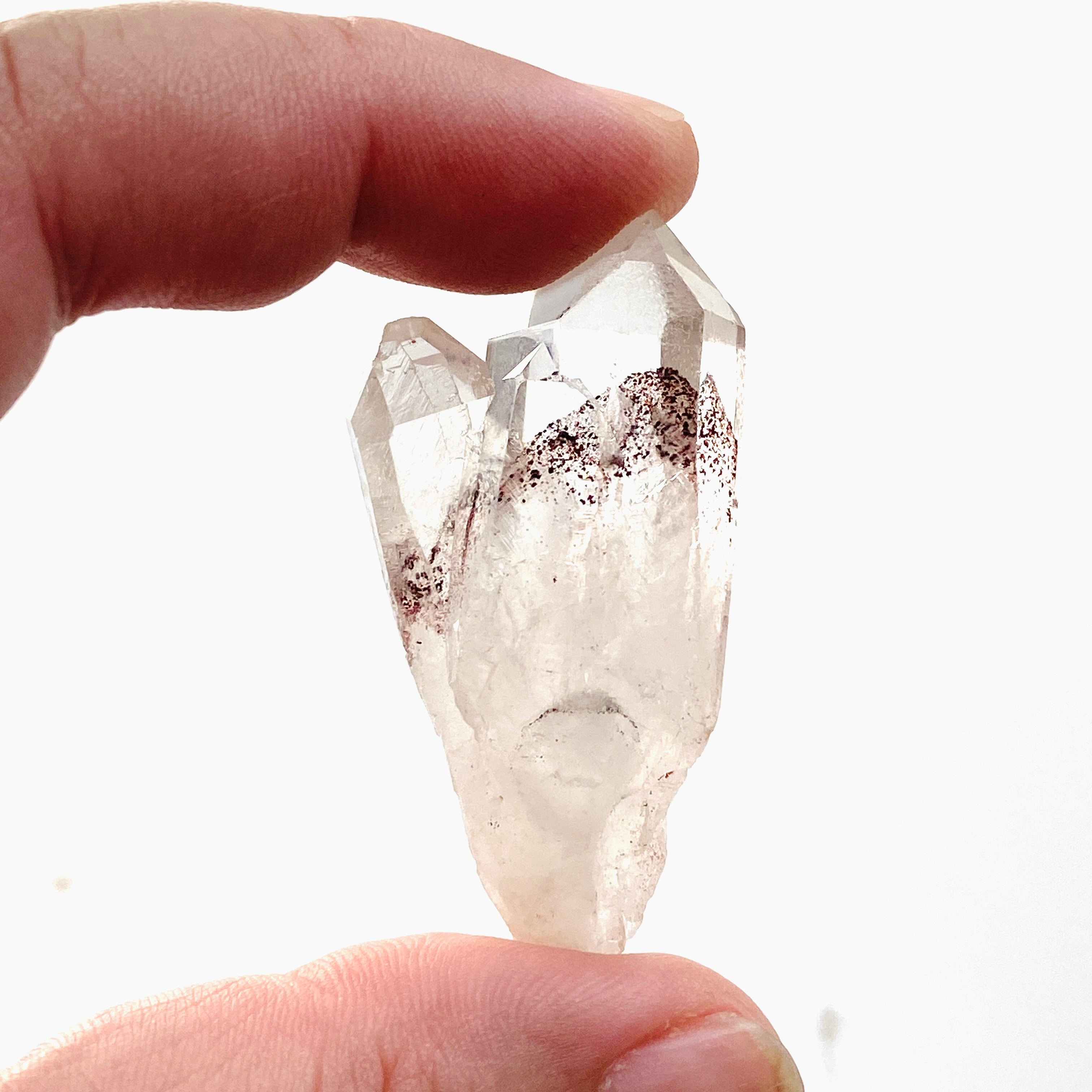 Premium Fire Quartz Phantom Crystal - 22g, 51x26mm (INFQ 02) - Perfect for Meditation, Energy Healing & Spiritual Decor